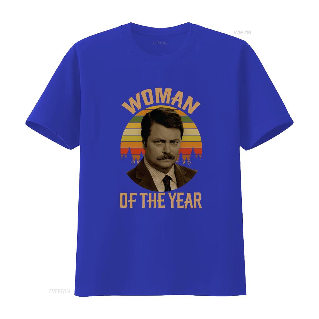 Neues limitiertes Kunst-T-Shirt für die Frau des Jahres, Vintage Retro, Ron Swanson Parks, vintage gewaschen, leicht, Unisex Designer-Kleidung