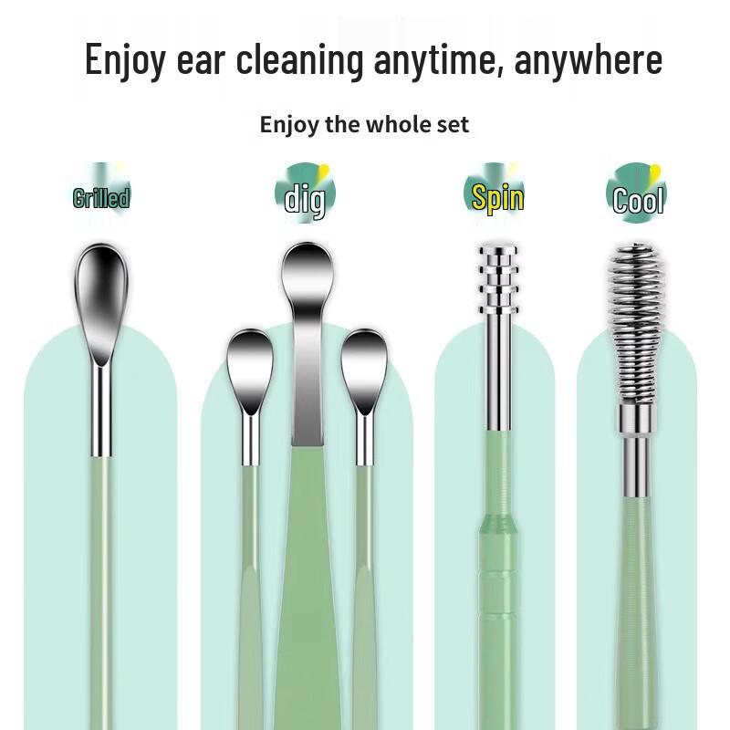 yijan 6-Piece Stainless Steel Ear Cleaning Tool Kit