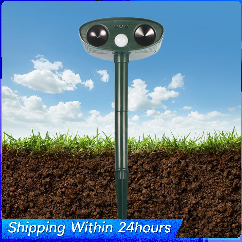 

Solar Pest Animal Repellent IPX4 Waterproof Ultrasonic Animal Repeller Animal Deterrent with Motion Sensor for Farm Protection China Mainland