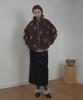 Poeteuseoul Velor Long Skirt_Black