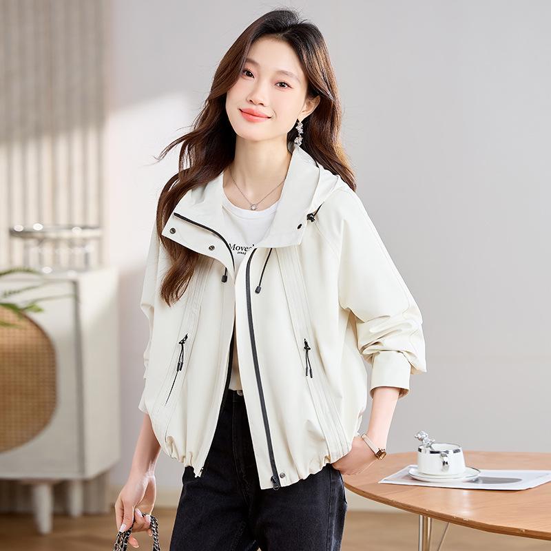 Fashion casual short trench coat women's spring and autumn early spring new temperament small top