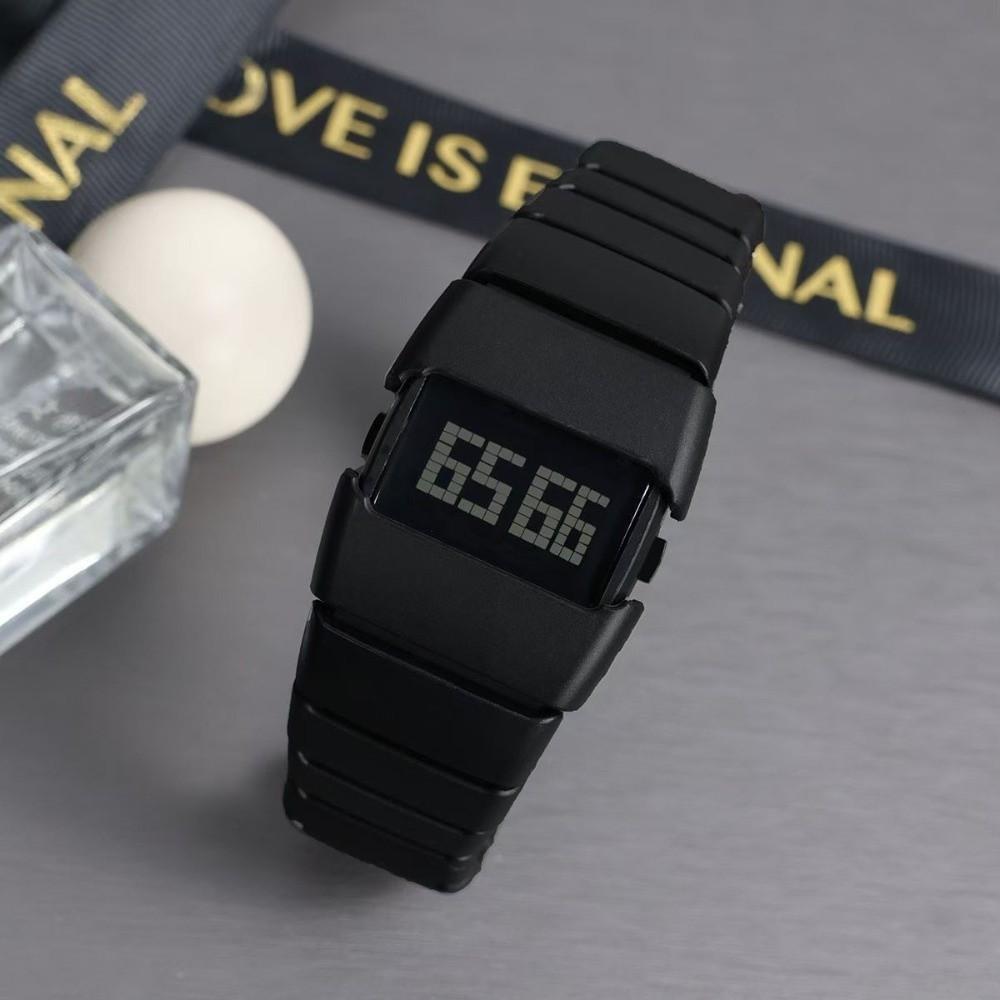 Plastic LED Electronic Watch Lightweight Wristwatch American-Style Trendy Sports Watch  Casual Wear
