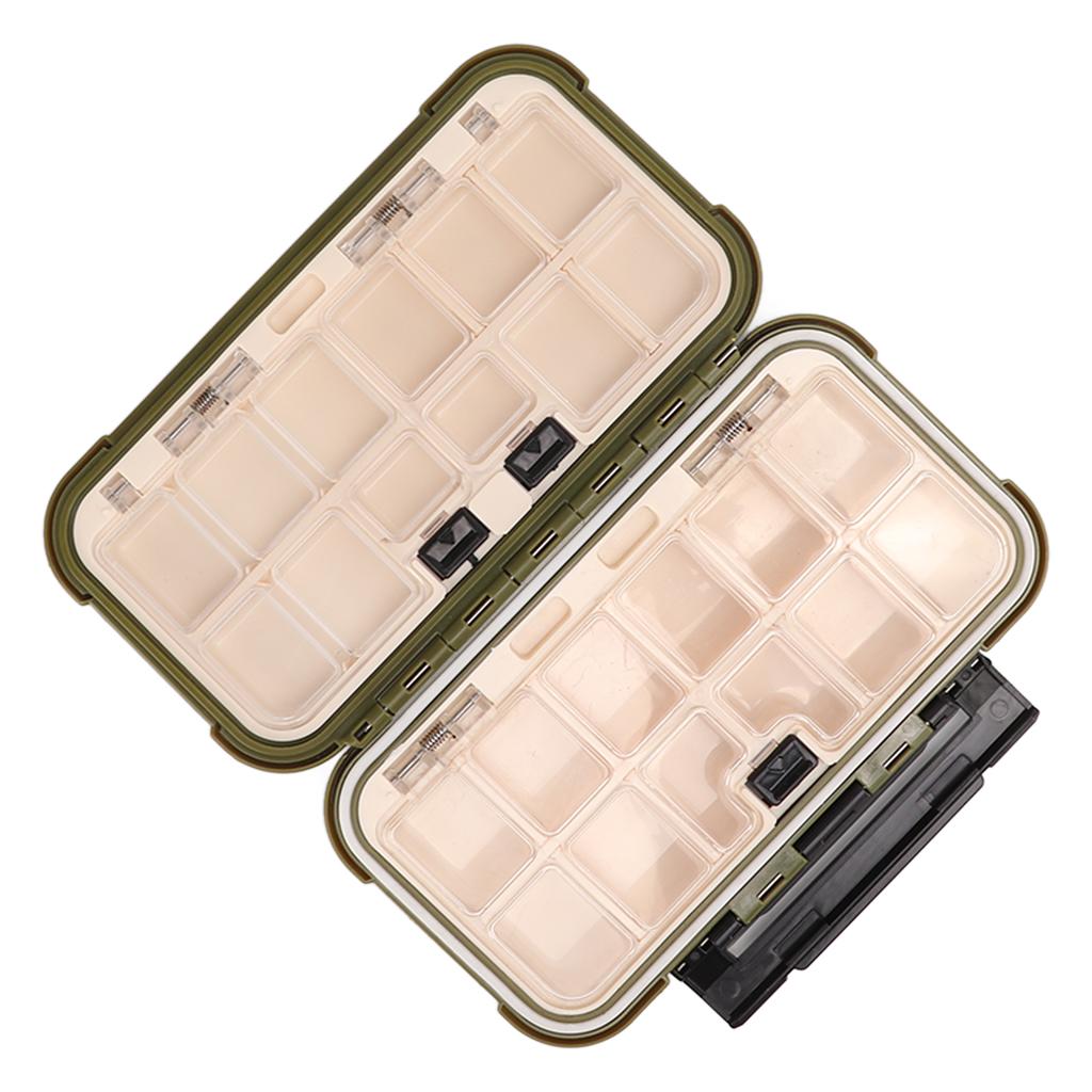 Fishing Box Lever Type Side Lock Sliding Design Movable Inserts Storage Accessories for Fisherman
