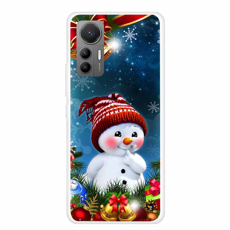 For Xiaomi Redmi K50 Ultra Case Christmas Soft Silicone Back Cover Phone Case for Redmi K50 Extreme Edition Clear Cartoon Funda