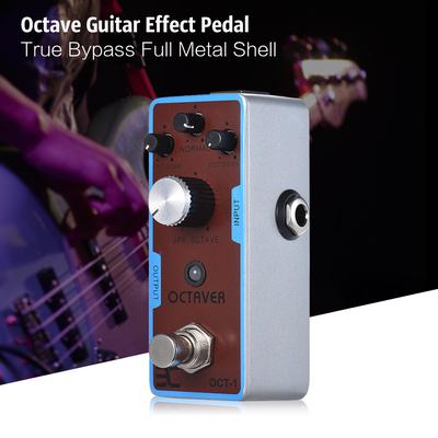 ENO EX OCT-1 OCTAVE Mini Oktav Gitar Efekt Pedalı Gerçek Bypass Tam Metal Kabuk