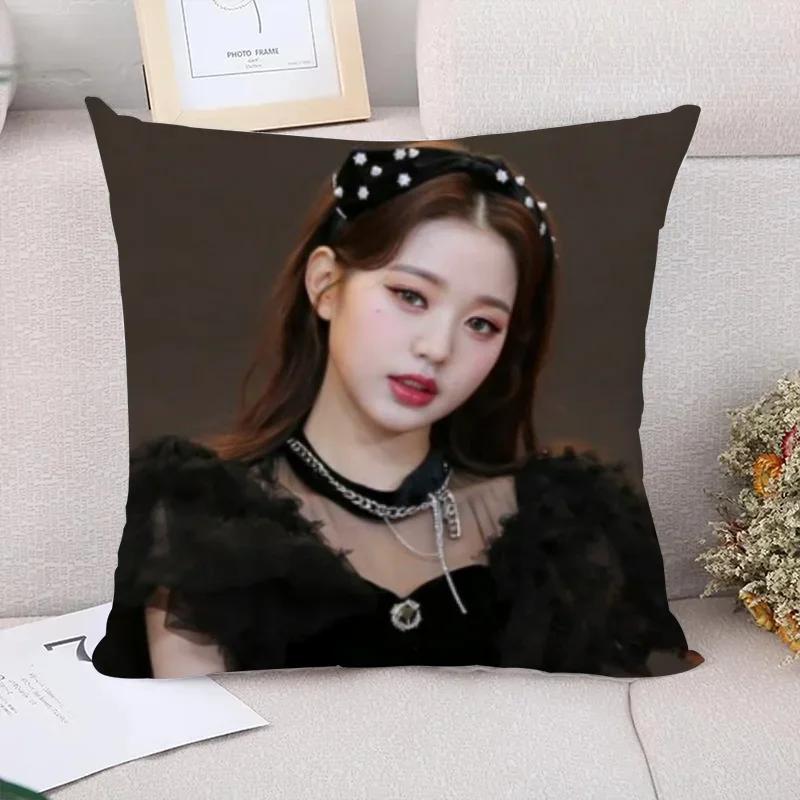 Pillow Cases Decorative Cushions Cover for Sofa Jang WonYoung Pillowcase Pillowcases Car Decoration Cushion Covers
