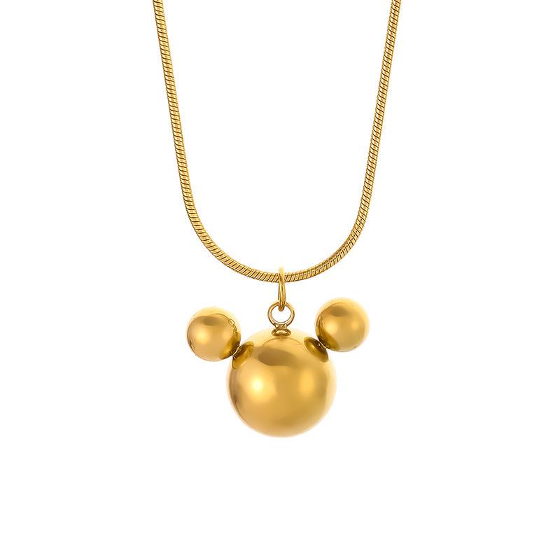 Women's Fashionable Titanium Steel Necklace - Simple Jewelry with Personality