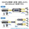 SANWA SUPPLY PoE Extender Waterproof 2 Distribution Outputs Up To 100m Extension Operating Temperature To (IP67) -20 60℃ LAN-EXPOE3