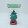 Shaking Head Christmas Tree Car Ornaments Christmas Solar Powered Dancing Toy Solar Swinging Tree Car Interior Decoration