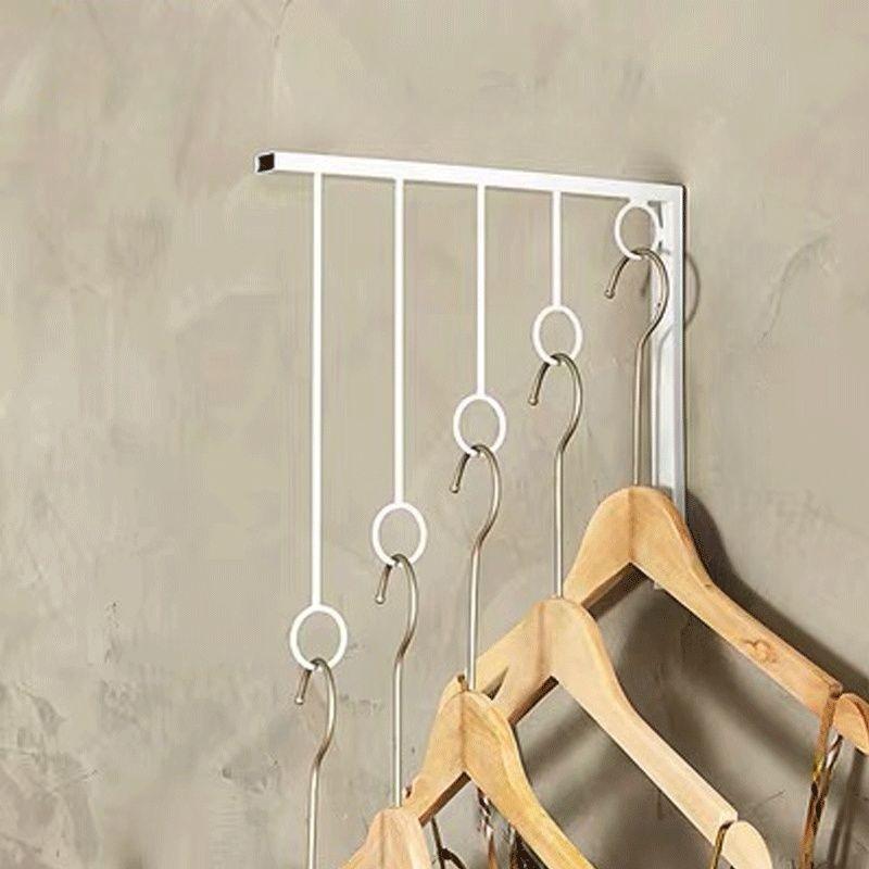 Metal Dress Hangers Stand Organizer Storage Wall Coat Racks Cheap Storage Clothes Hangers Modular Corner Shelf Furniture