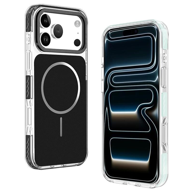 

Apple 17Pro Max mobile phone case electroplating light luxury premium all-inclusive anti-drop magnetic mobile phone case IPhone 17 Pro Max