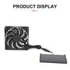 3W Solar Panel Powered Exhaust Fan Cooling Ventilator Solar Exhaust Fan for Dog Chicken House Greenhouses Enduring