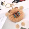 Cute Crying Capibala Keychain Kawaii Mini Plush Capibala Keychain Women Men Backpack Pendant Car Accessories Keychain Gifts