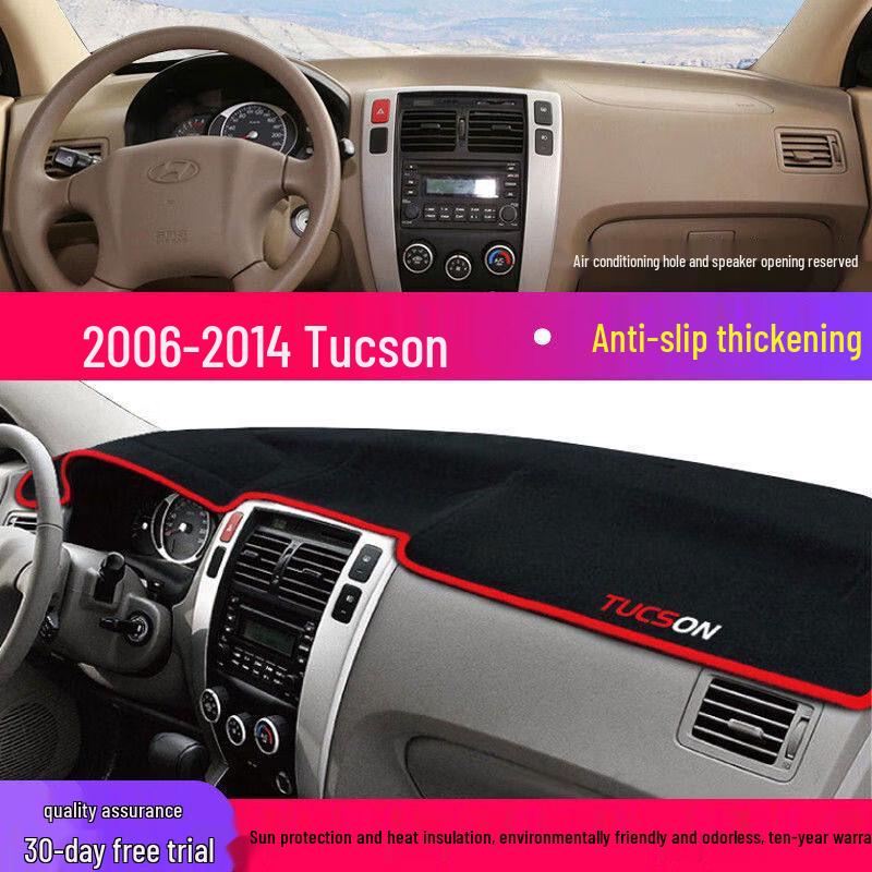 Hyundai Tucson Dashboard Anti-Glare Sunshade Pad - Interior Heat Insulation & Sun Protection 