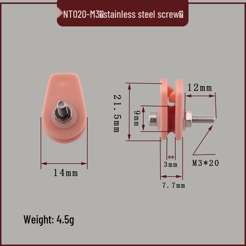 Anti-Jump Guide Wheel for Textile Machinery: Let-Off Wheel & Ceramic Wire Clamp for Enameled Wire