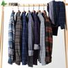 Shanshan Men's Winter Plaid Fleece-Lined Wool Shirt
