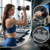 1 Pair Anti-Slip Silicone 2-Finger Workout Grips Men Women Palm Protection Lifting Deadlift Pull-Up Grippers Gym Training Exercise Fingerless