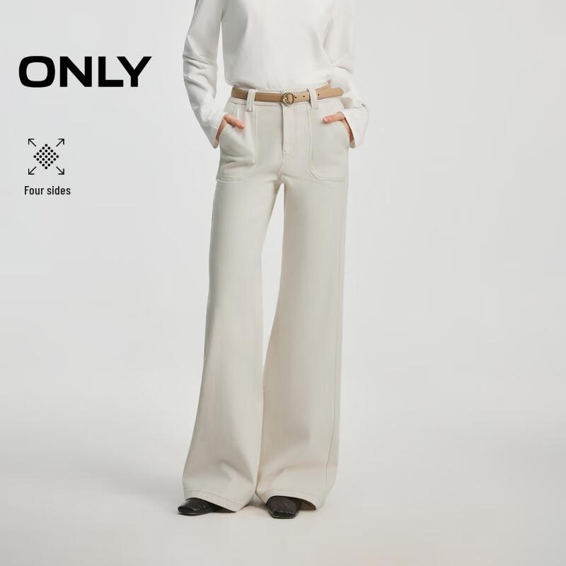 ONLY Women s High-Waist Slim Fit Flare Stretch Jeans M