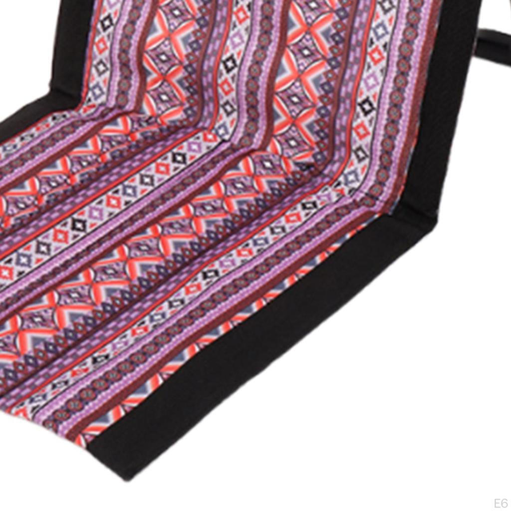 Outdoor Beach Lounger Chair Cushion Floor Seat Foldable Mat for Road Trip Camping