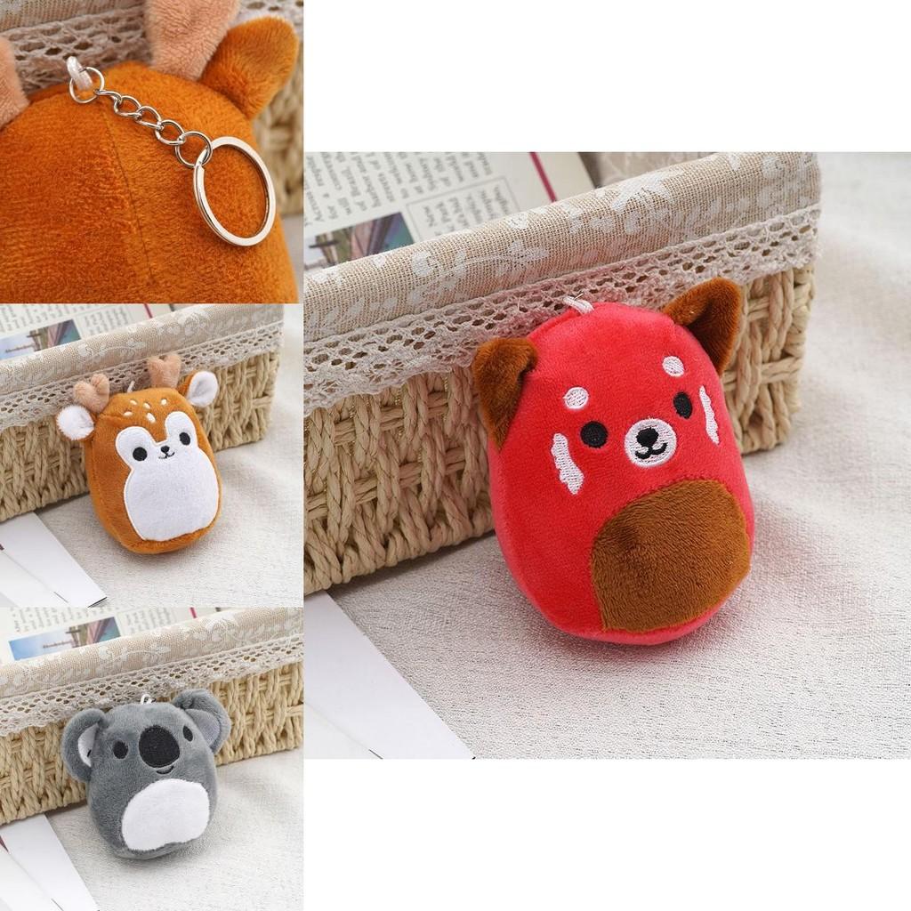 Cozy Squishallow Keychain Bear Plush Toy For Children Gift
