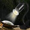 Curved Long Holder Turtle Basking Lamp Clip-on Lamp Holder Pet Heat Bulb  Temperature Controller