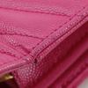 Saint Laurent ChainShoulder Chain Wallet Quilting Pink Leather Women Used
