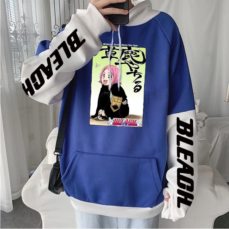Bleach Yachiru Kusajishi Quente Anime Hoodies Outono Inverno Quente Kawaii Impresso Oversized Confortável Homens Mulheres Moletons