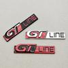 3D Metal Car Badge Sticker GT LINE Logo Whole Body Emblem Decals For Peugeot 301 308 408 508 3008 4008 5008 307 Auto Accessories