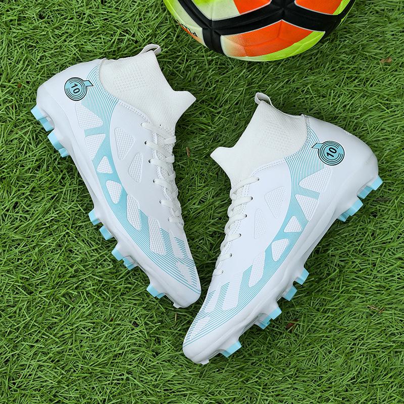 Xiyin High-Top Breathable Football Futsal Shoes with Long/Multi Studs