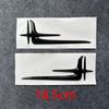For Mercedes Benz fender side angel wing labels C-class E-class C200L extended version refit accessories pair decals stickers RX7