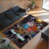 Personalized Crystal Velvet Carpet Custom Name Text,Amazing World of Gumball Anti Slip Area Rug For Home Decoration