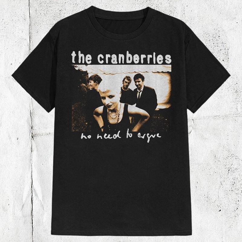 

NEW The Cranberries Band Heavy Cotton Black Unisex T-Shirt S
