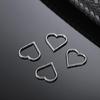 G23 for Titanium Earrings Heart Nose Hoop Ring Nostril Piercing Jewelry Studs