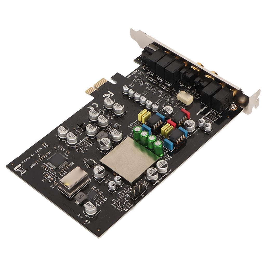 PCIe Sound Card CM8828 7.1CH TCXO PCIe PC Sound Card for Home Theater Large 3D Games Sound Playback