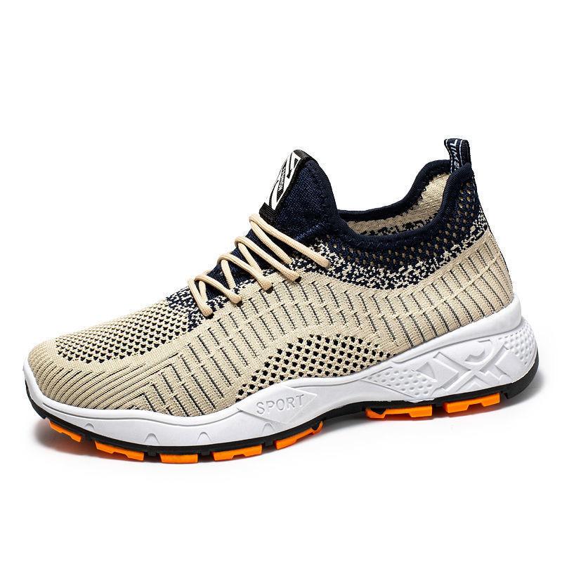 Fashion Casual Shoes Men's Sports Shoes Mesh Fly-woven Sports Running Shoes