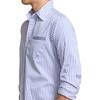 Polo Ralph Lauren SS24 Striped Patch Point Collar Single-Breasted Long Sleeve Shirt Men Shirts Blue MNPOWOV16823440-400