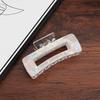 Korean Fashion Transparent Candy Color Square Hair Clip - Imitation Acetate Shark Clip for All Hairstyles
