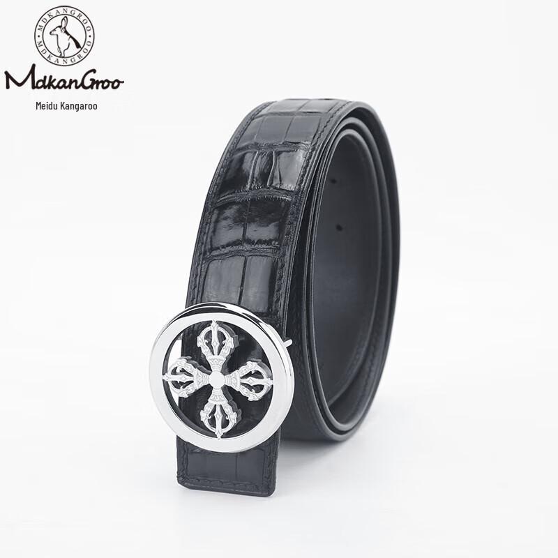 Мужской ремень MDKANGROO из кожи крокодила