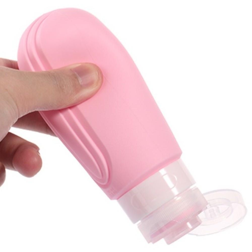 4pcs/set Empty Silicone Travel Dispenser Set 90ml Portable Lotion Container  Toiletries