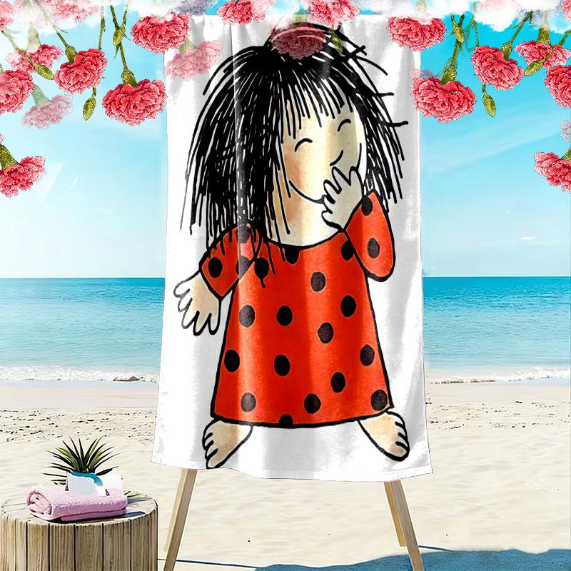 Cirkeline Print Beach Towel, Large Soft Quick Dry Towel for Beach Camping Swimming