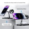 15W Wireless Charging Phone Stand 3 In 1 Multifunctional Charging Station Magnetic Fast Charging Station Travel Charger Stand