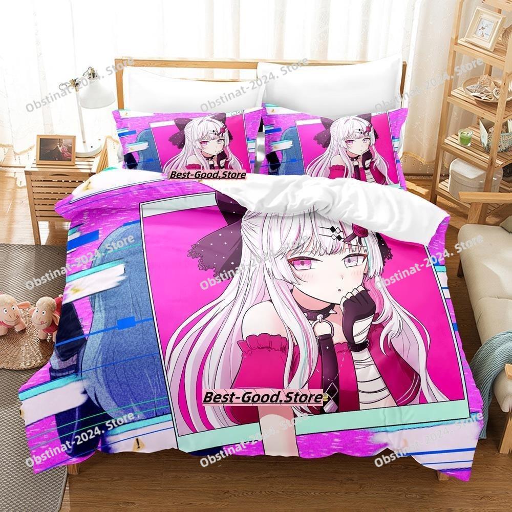 New Kawaii Girl Ishigami Nozomi Bedding Set Single Twin Full Queen King Size Bed Set Adult Kid Bedroom Duvetcover Sets Anime