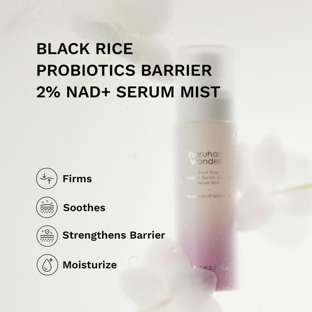 HARUHARU WONDER Black Rice Probiotics Barrier 2% NAD+ Serum Mist