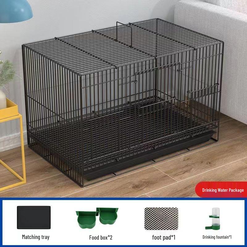Extra Large Indoor Cage for Rabbits, Guinea Pigs, Hamsters, and Chinchillas with Toilet