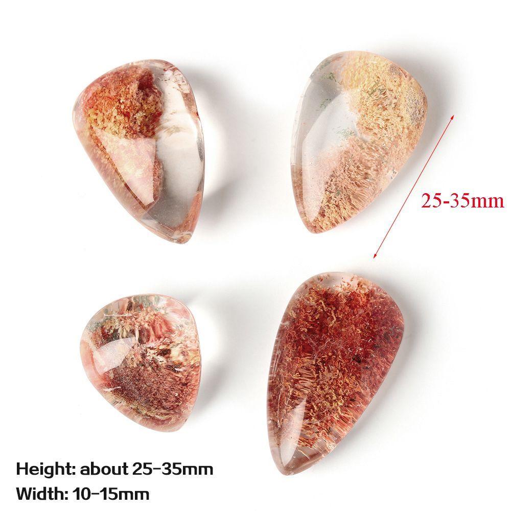 Color Women Jewelry Colorful Healing Stone Ghost Phantom Quartz Gemstone Pendant Natural Crystal