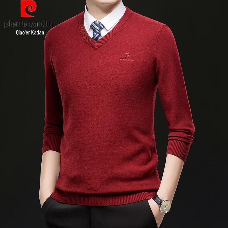 Pierre Cardin Premium Men's V-Neck Knit Sweater