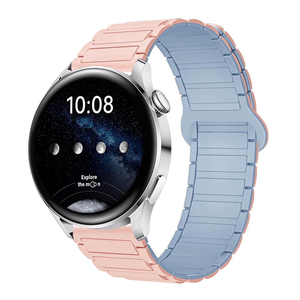 18mm 22mm 20mm Magnetic Silicone Strap For Samsung Galaxy Watch 7 6 5 4 44mm 40mm Sports Band For Galaxy Watch 4 6 Classic 47mm Huawei GT 4/5/6 41mm