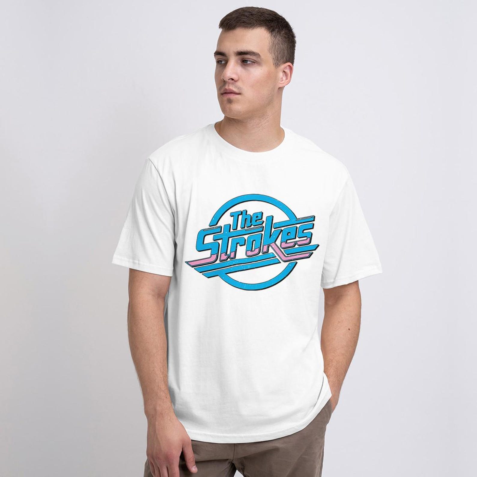 The Strokes Logo T-Shirt, Men s and Women s Sizes (MSC-090187) M