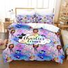 Gabbys Dollhouse Bedding Set Single Twin Full Queen King Size Bed Set Adult Kid Bedroom Duvet Cover Sets 3D Anime Bed Sheet Set