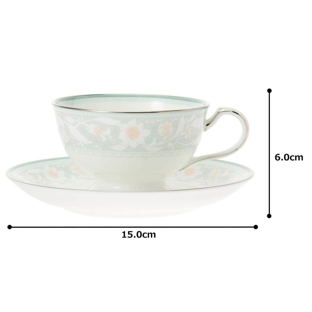 Noritake Fairmont Bone China Cup and Saucer (for both coffee and tea), 190cc, T97221/4408